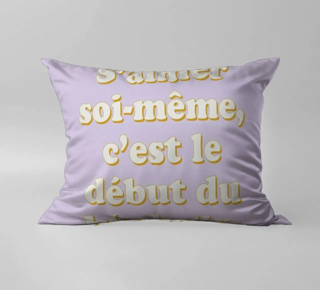 Le secret du bonheur decorative cushion by Studio One