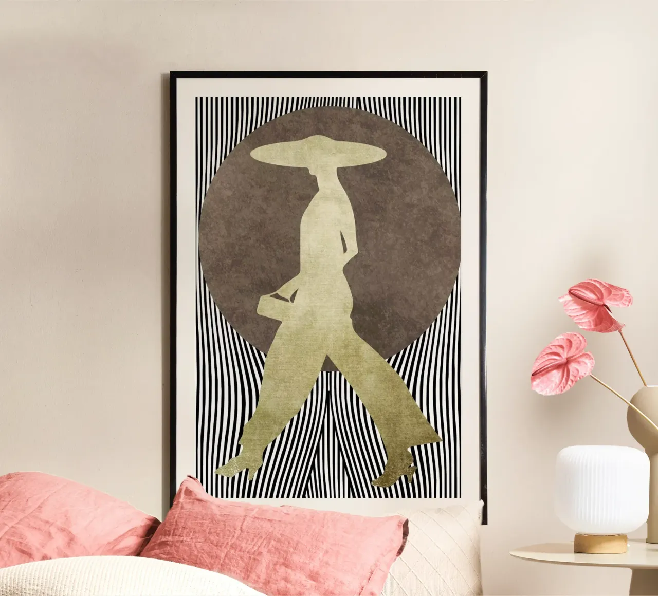 La Madame Noir poster by Kubistika