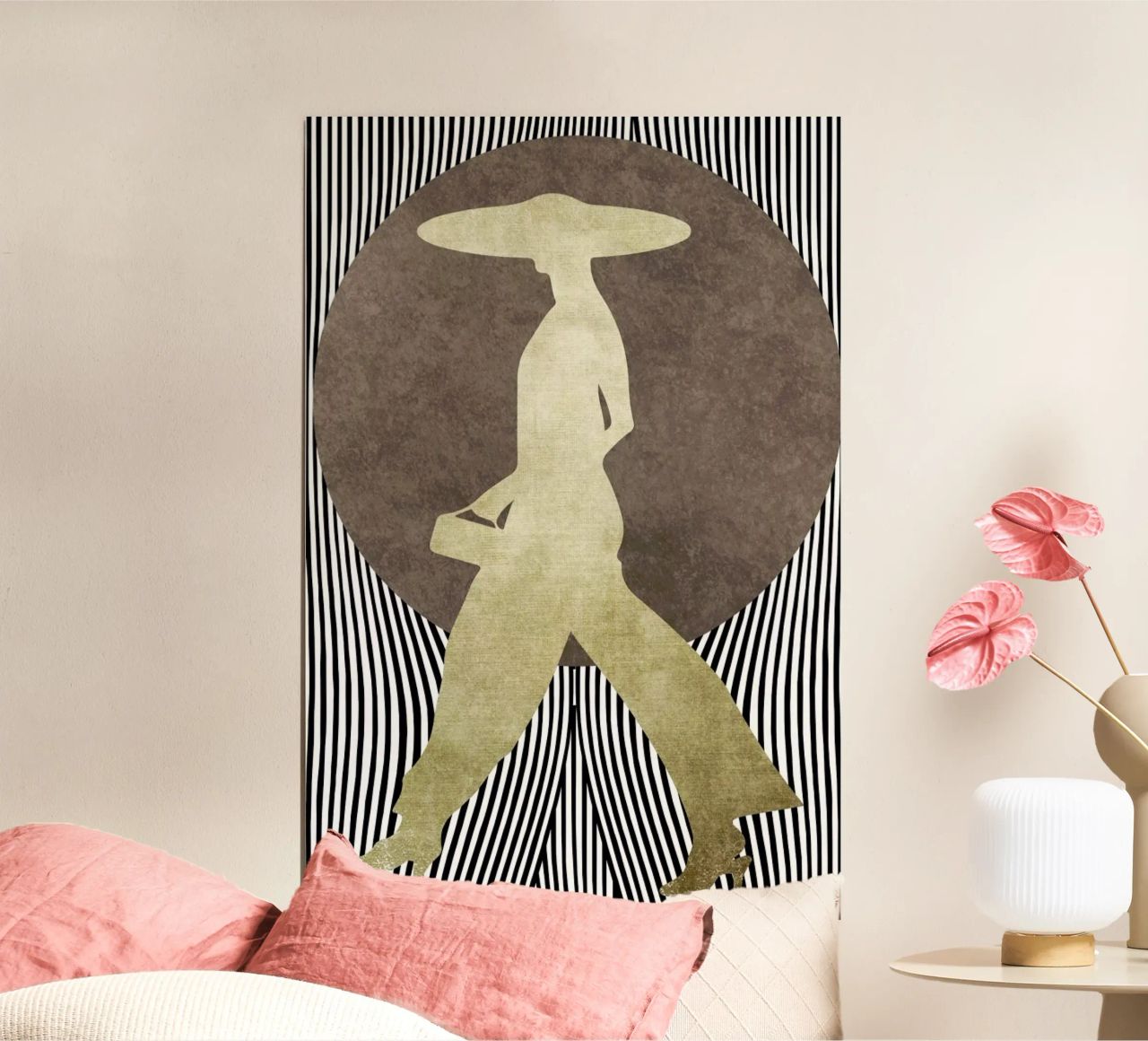 La Madame Noir poster by Kubistika