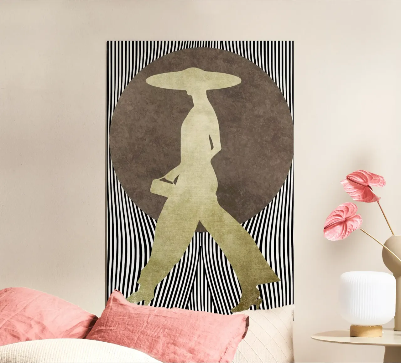La Madame Noir poster by Kubistika