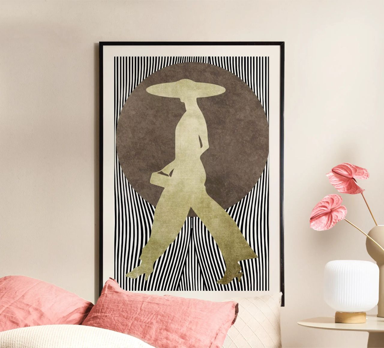La Madame Noir poster by Kubistika