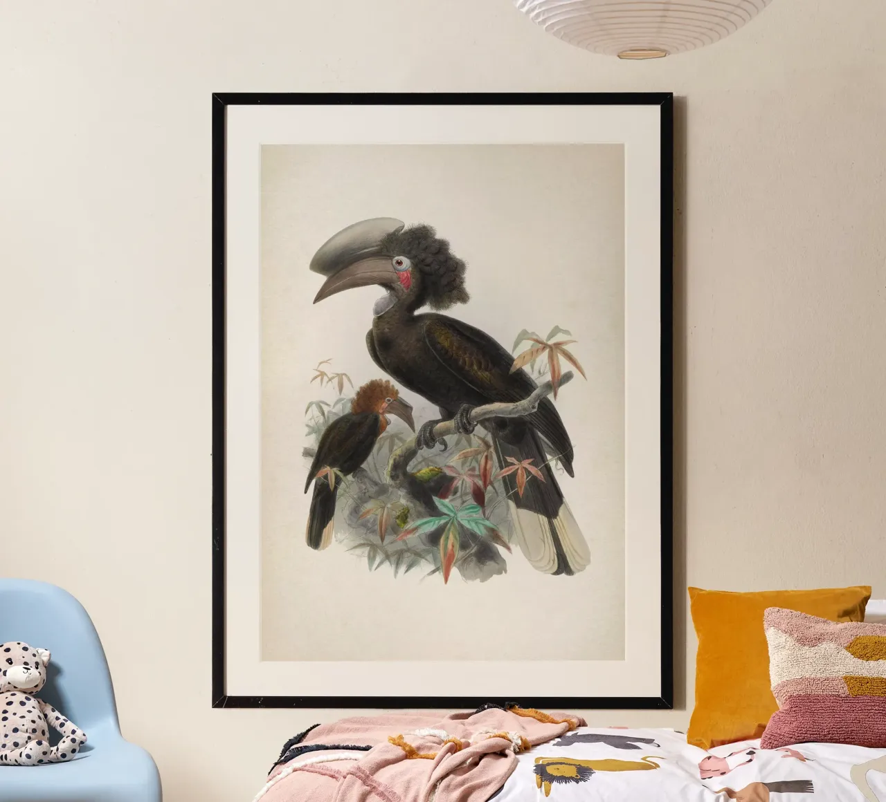 Vintage Keulemans 1 Spagholobus Atratus poster con telaio in plastica da Vintage Print Collection