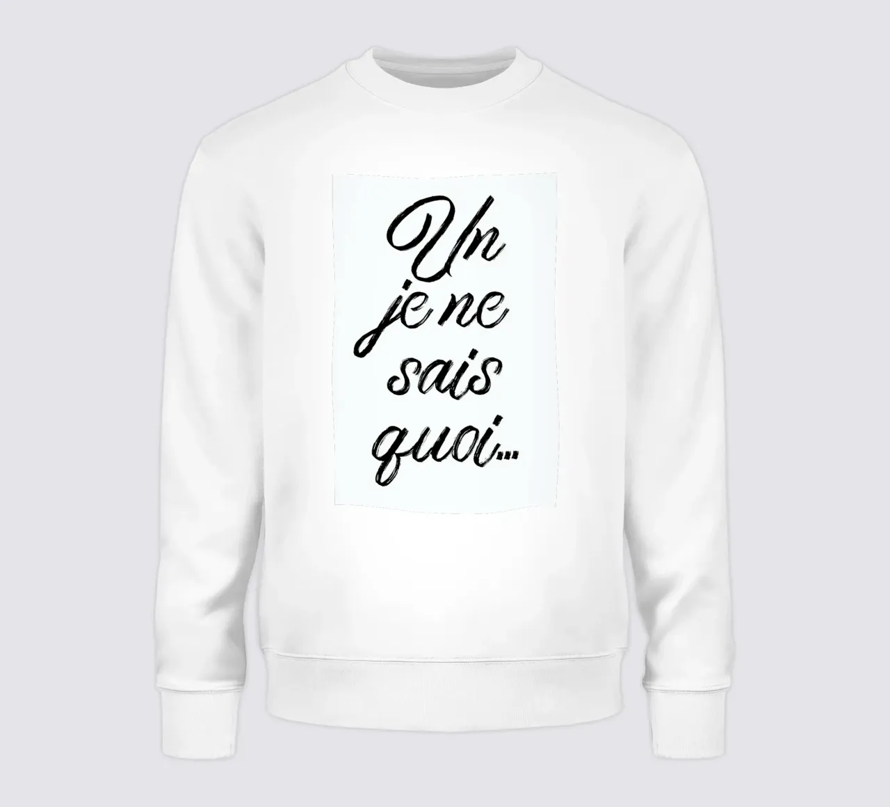 Un je ne sais quoi felpa da typed