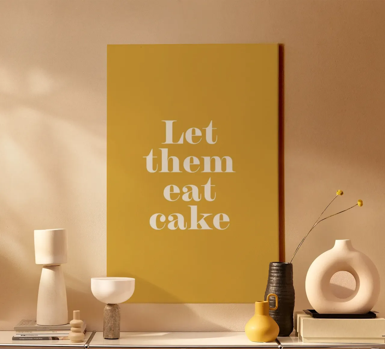 Let Them Eat Cake tela con Cornice a cassetta da Ayleen
