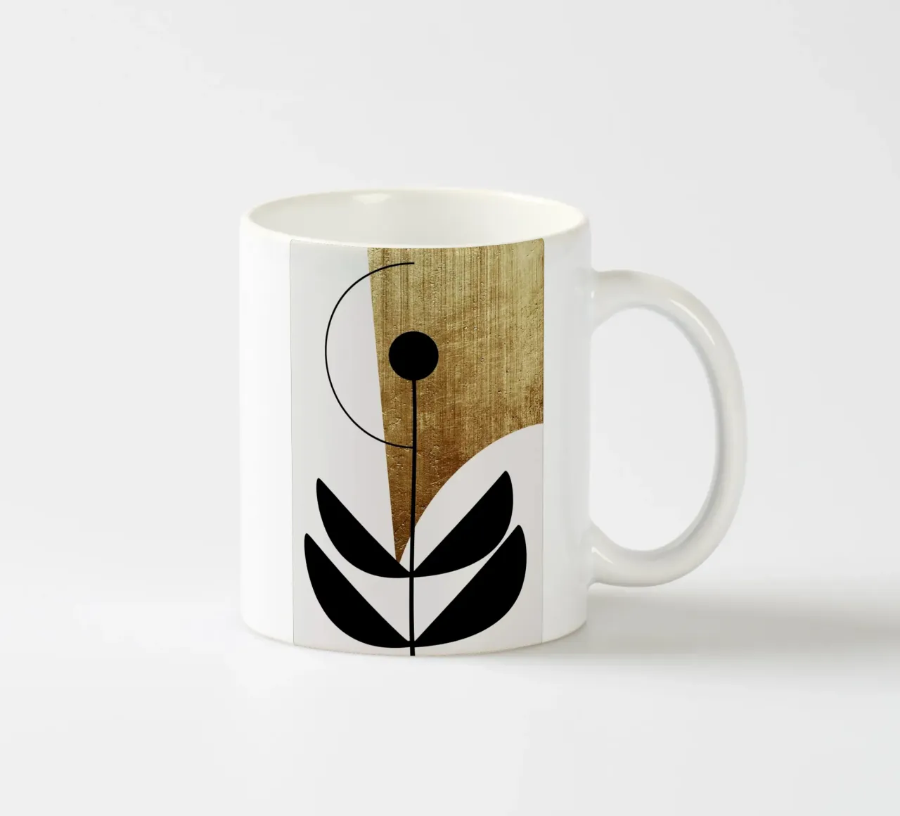 Nara Nero tazza in ceramica da Kubistika