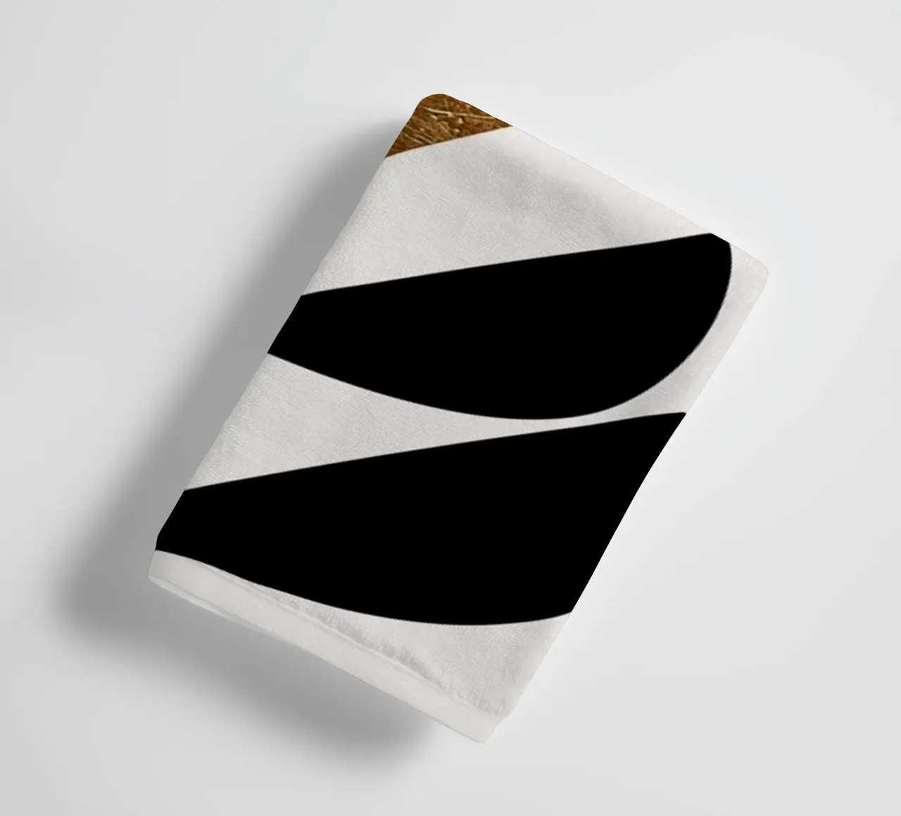 Nara Nero towel by Kubistika