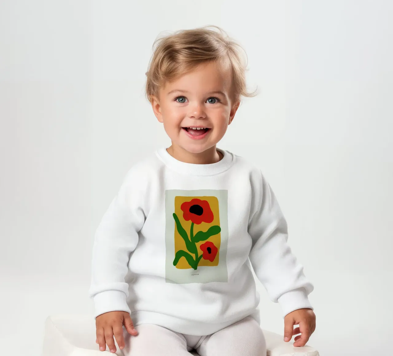 Poppies felpa neonato da Studio One