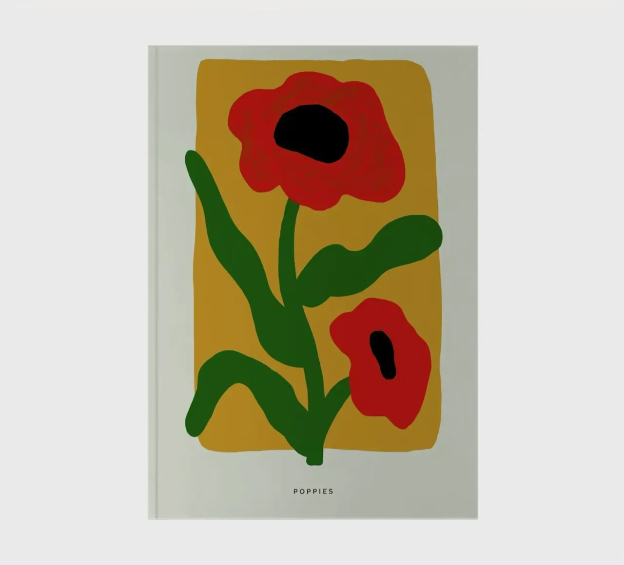 Poppies notebook by Studio One