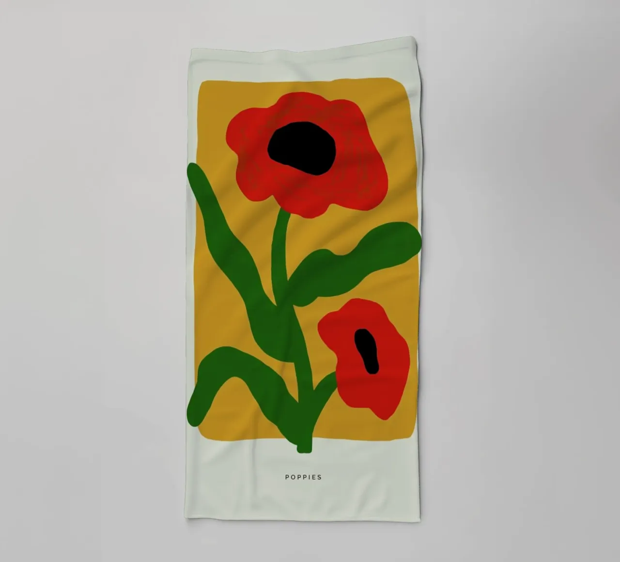 Poppies asciugamano da bagno da Studio One