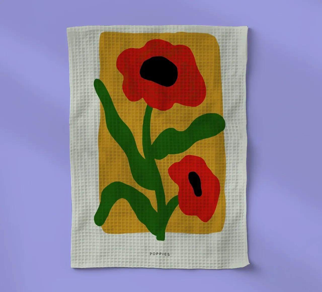 Poppies canovaccio da cucina da Studio One
