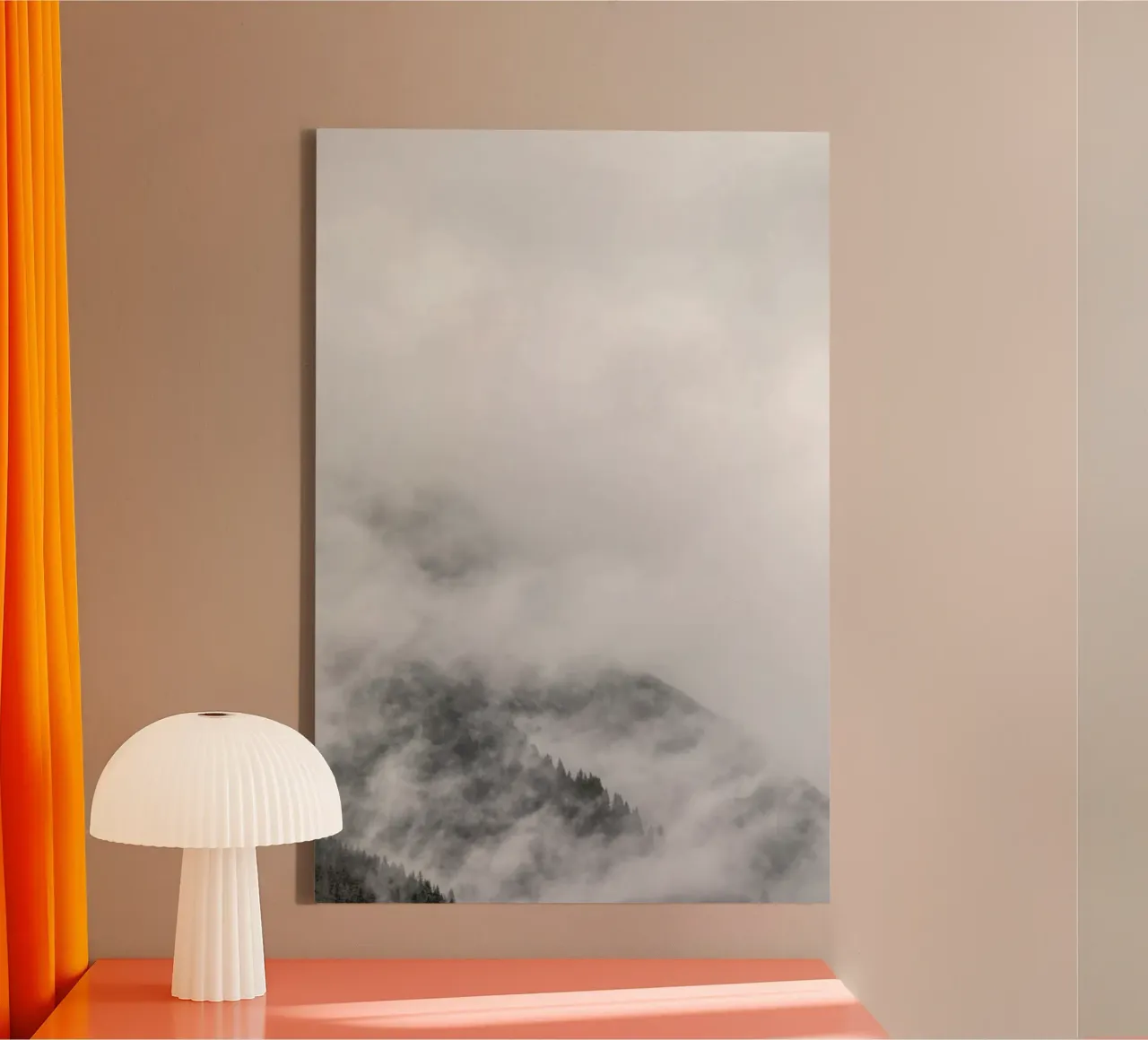 Just A Glimpse 4 tela con Cornice a cassetta da Nur Mut
