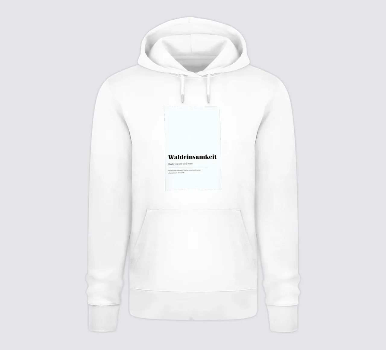 Waldeinsamkeit sudadera con capucha de daylight design studio