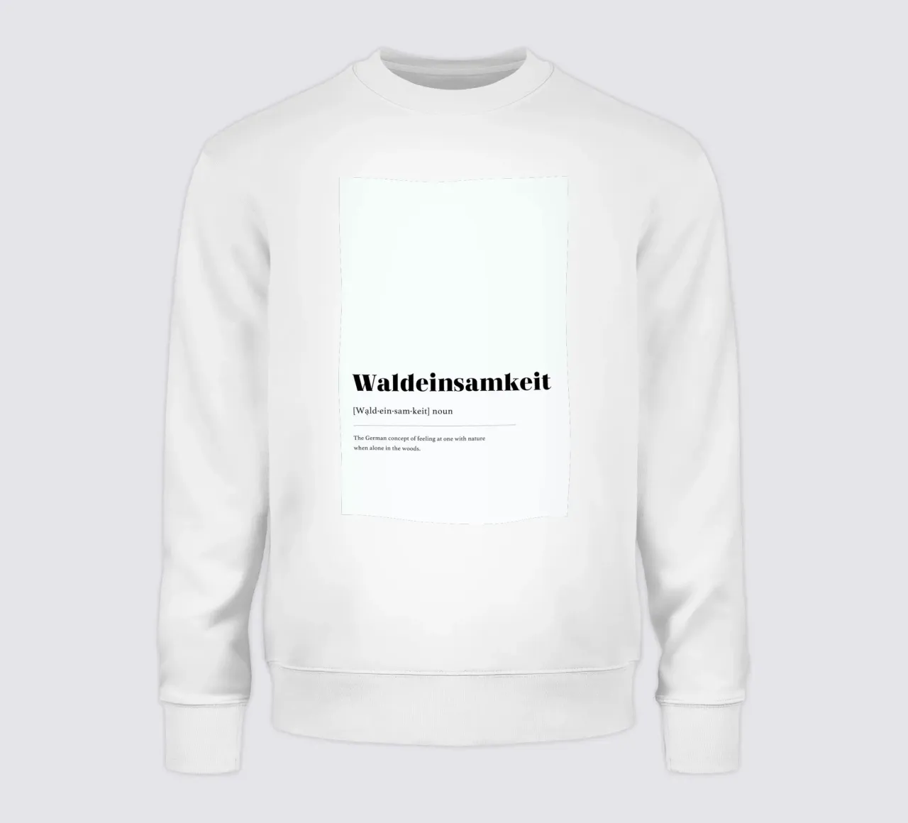 Waldeinsamkeit felpa da daylight design studio