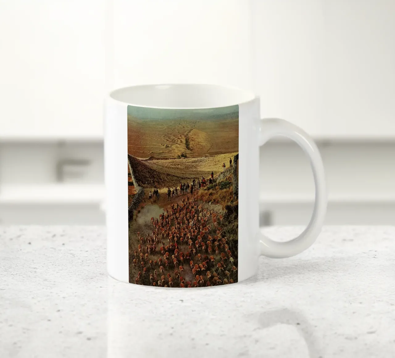 Alpacalypse tazza in ceramica da Jesse Treece