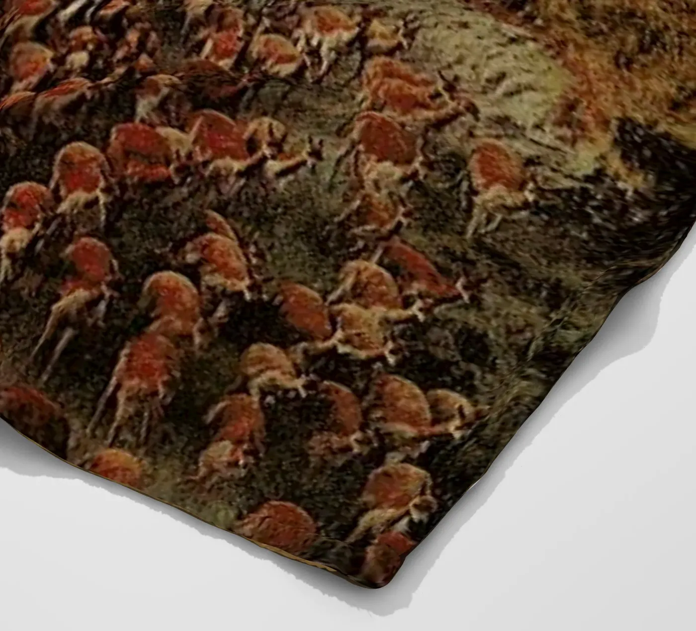 Alpacalypse fleece blanket by Jesse Treece