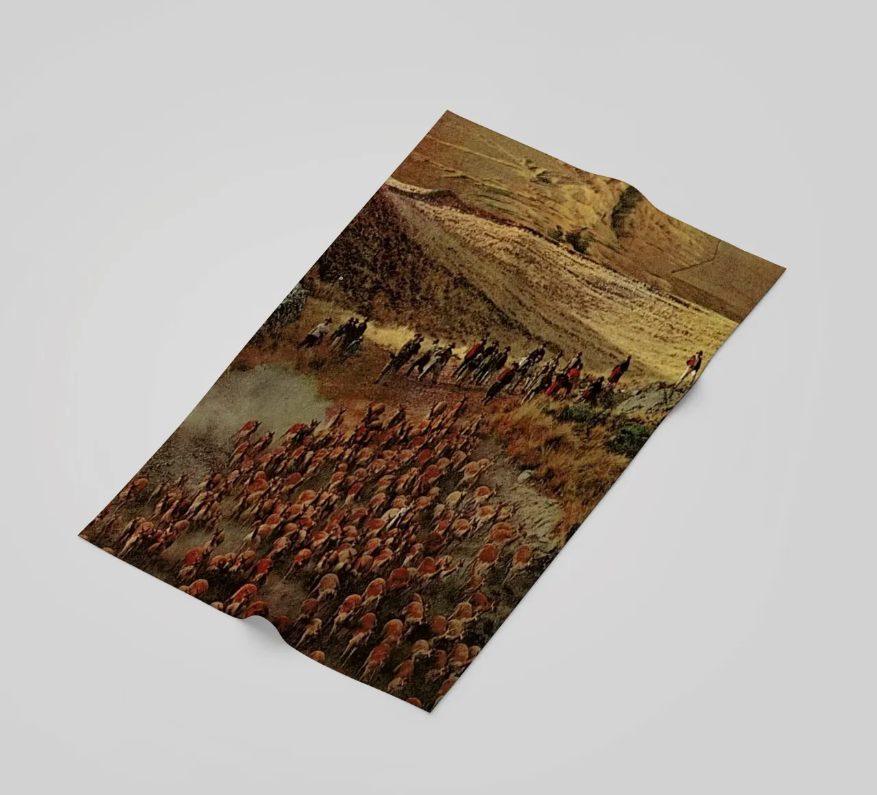 Alpacalypse beach towel by Jesse Treece