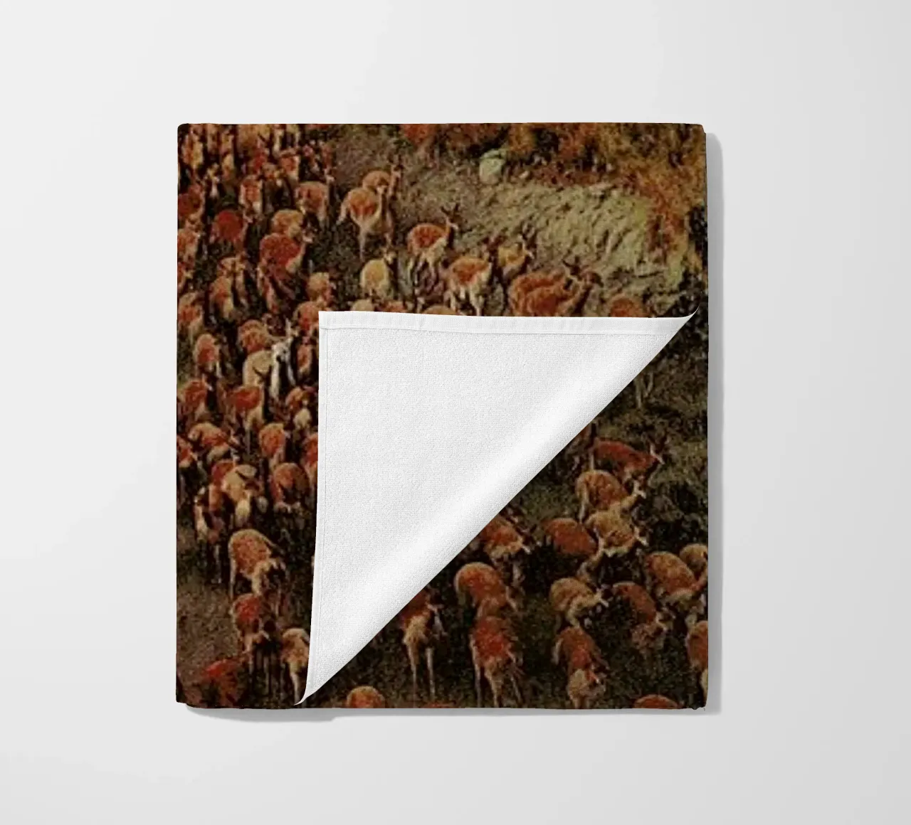 Alpacalypse beach towel by Jesse Treece