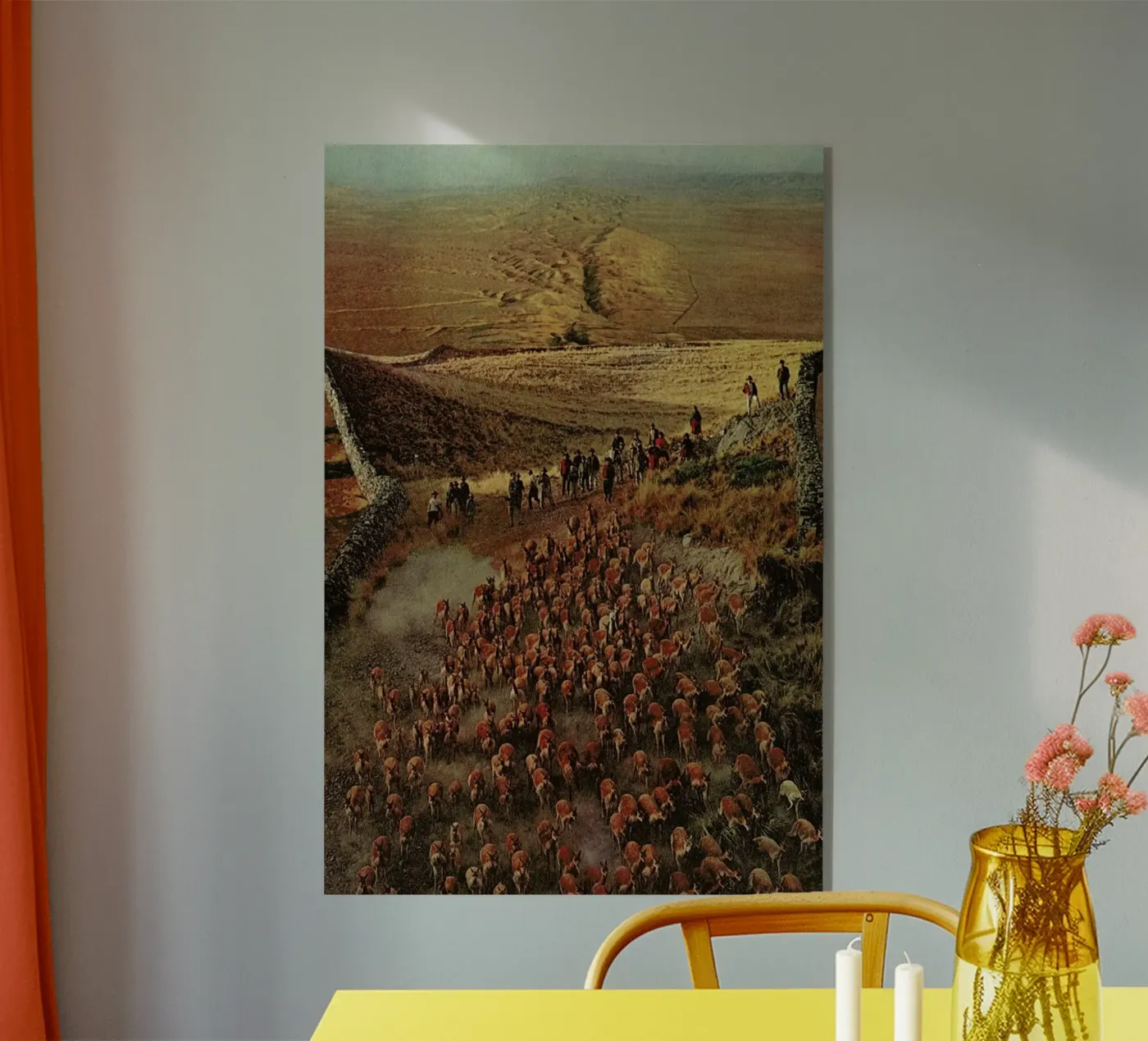 Alpacalypse acrylic glass by Jesse Treece