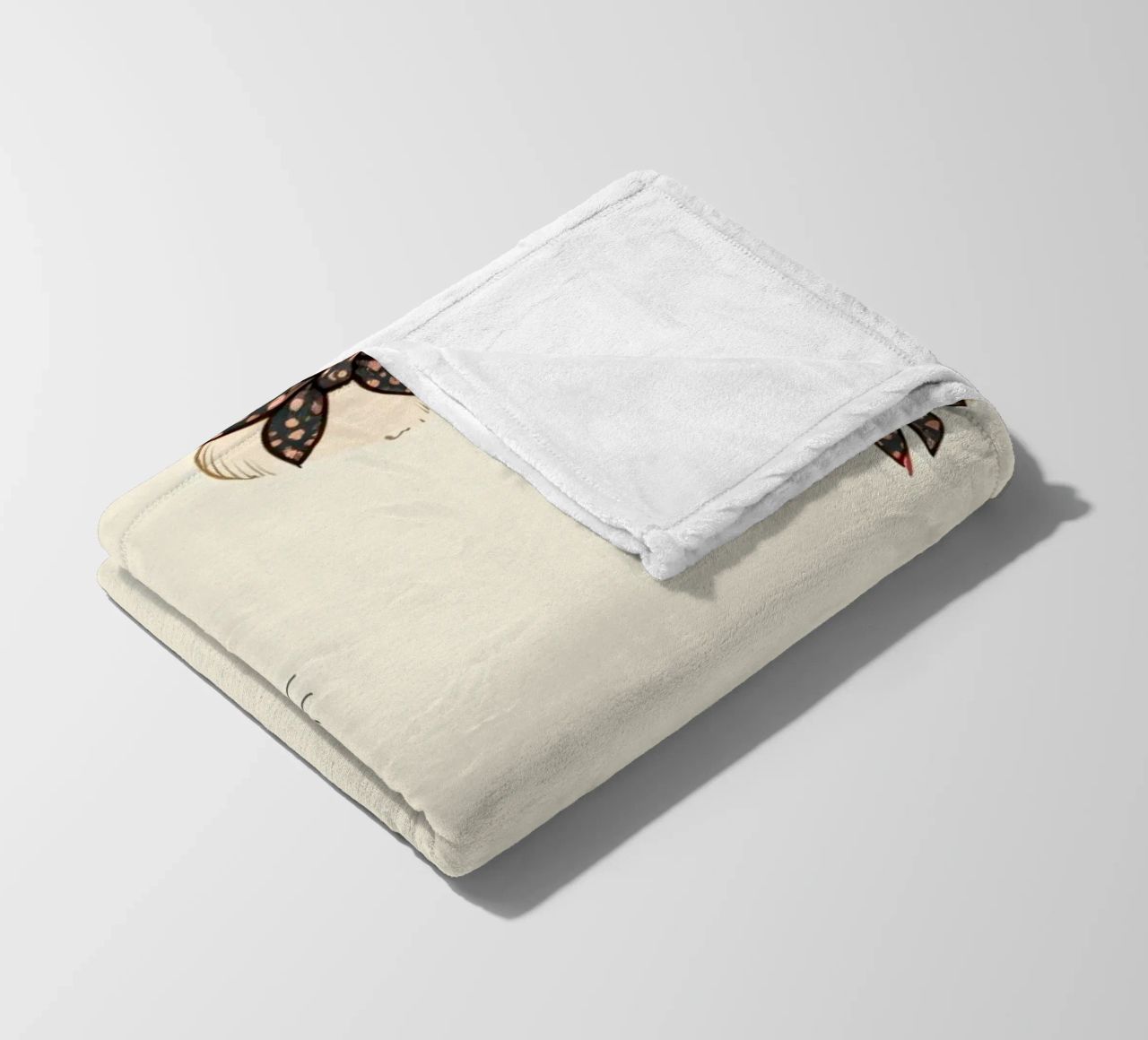 Gatti colorati con sciarpe dal design stravagante coperta in pile da DesignDoodle