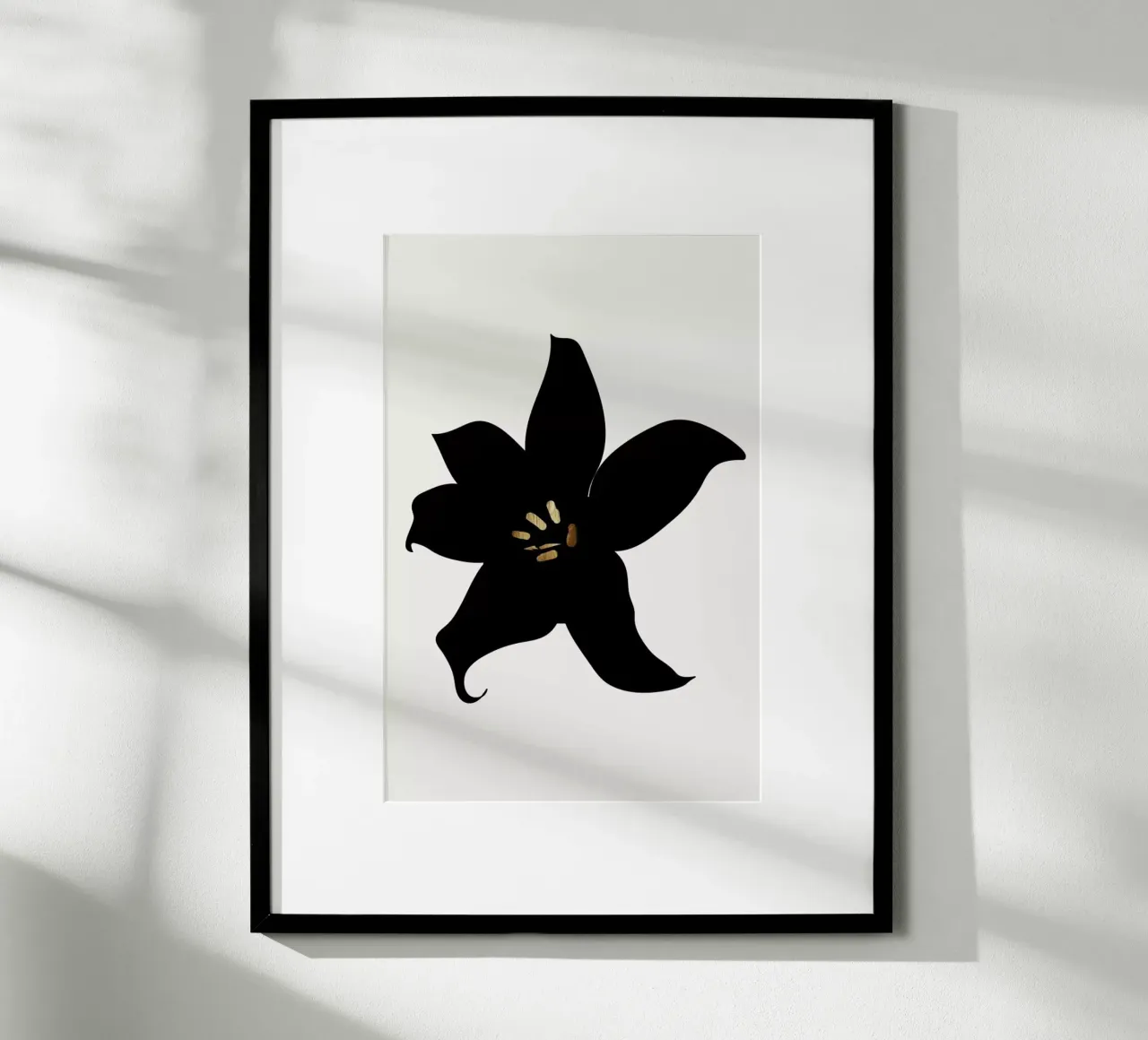 Dark Orchid poster da Kubistika