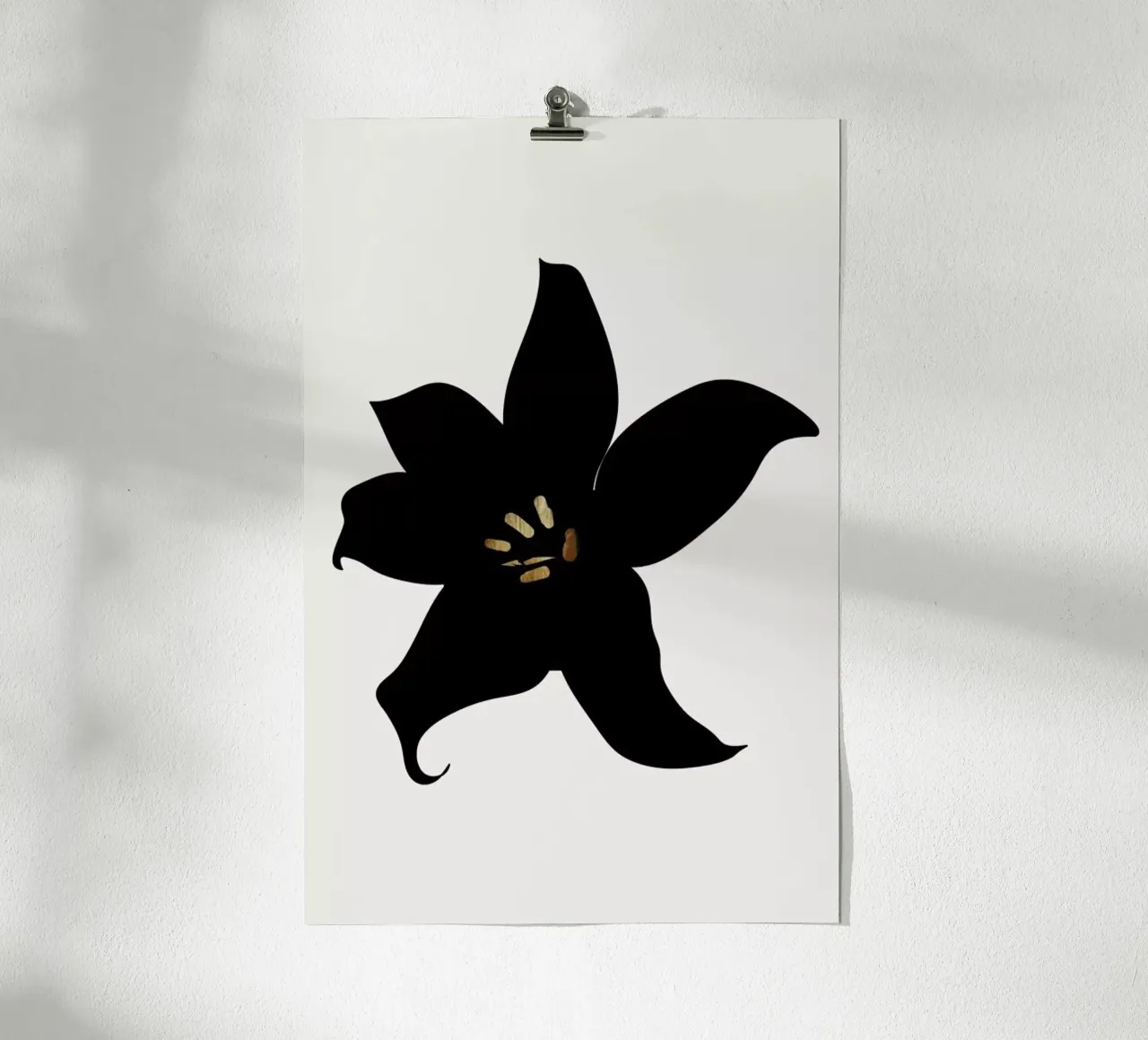 Dark Orchid poster da Kubistika