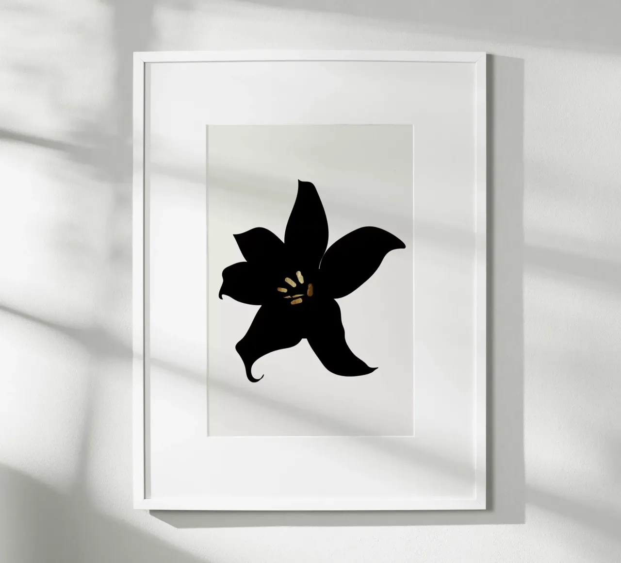 Dark Orchid poster da Kubistika