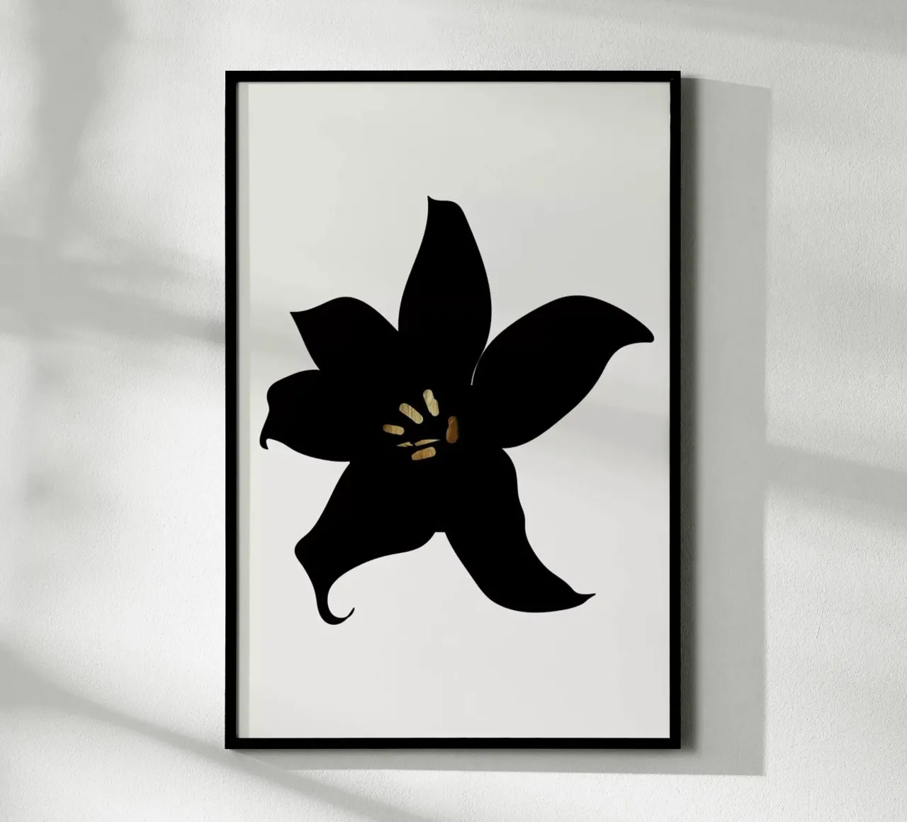 Dark Orchid poster da Kubistika