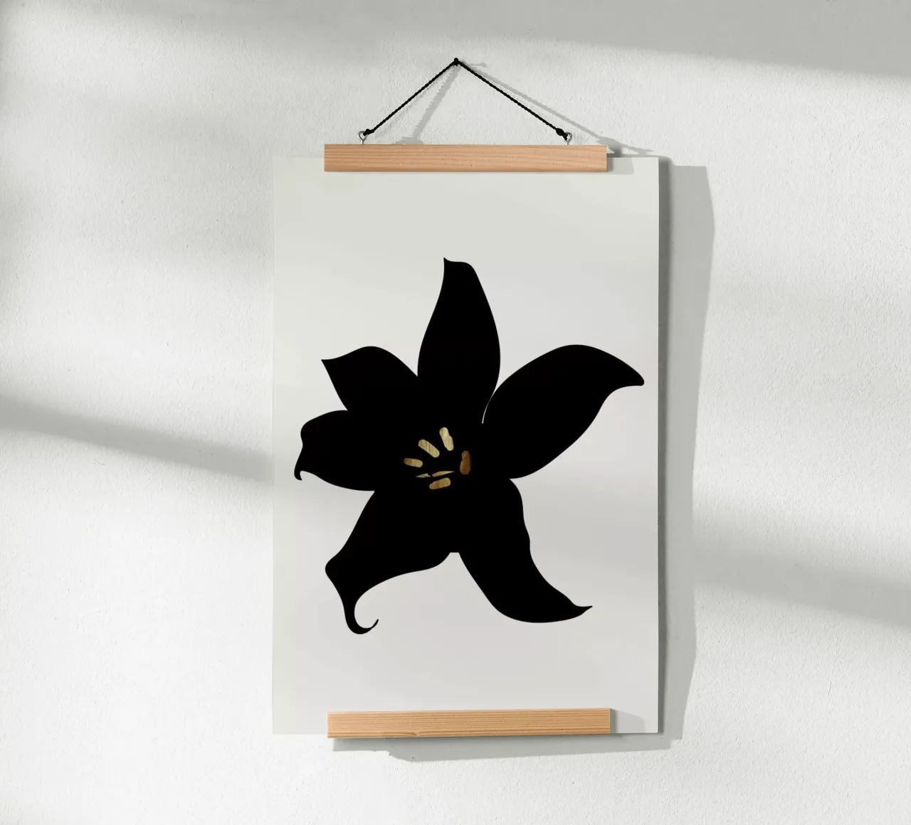 Dark Orchid poster da Kubistika