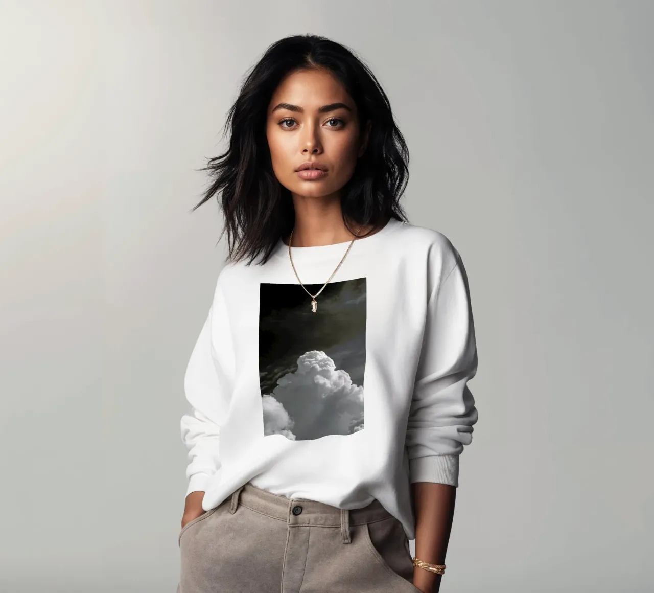 Cloudscape 3 felpa da Nur Mut