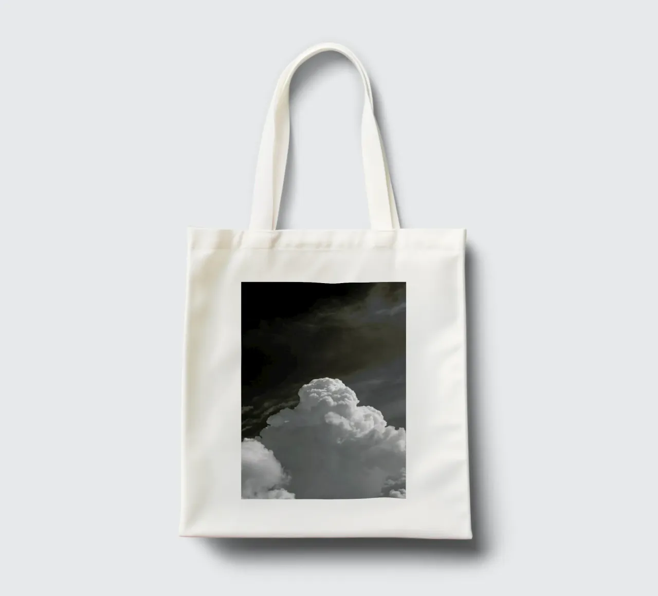 Cloudscape 3 borsa in juta da Nur Mut