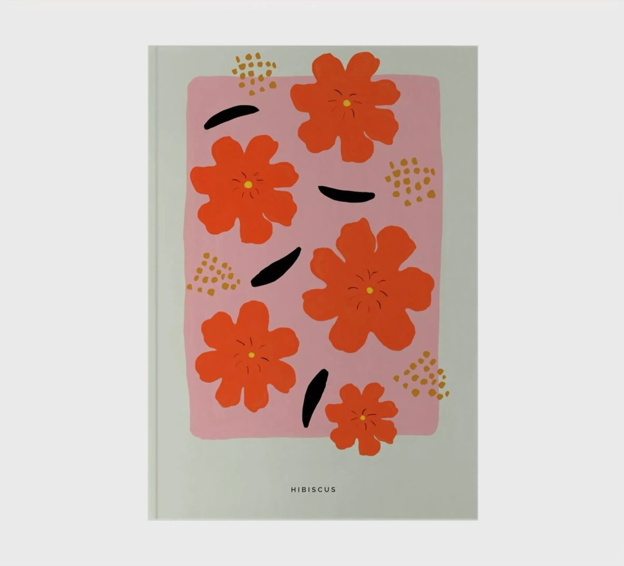 Hibiscus notebook by Studio One