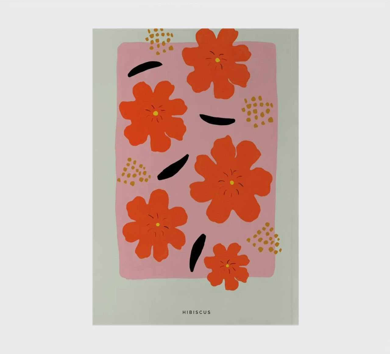 Hibiscus notebook by Studio One