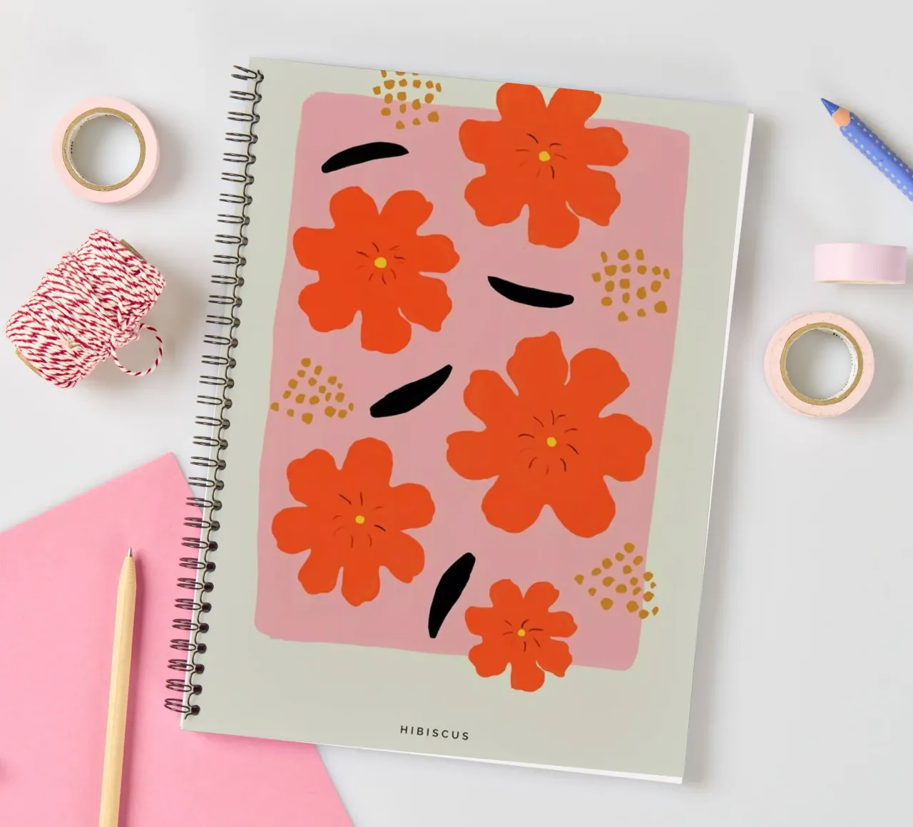 Hibiscus diario ad anelli da Studio One