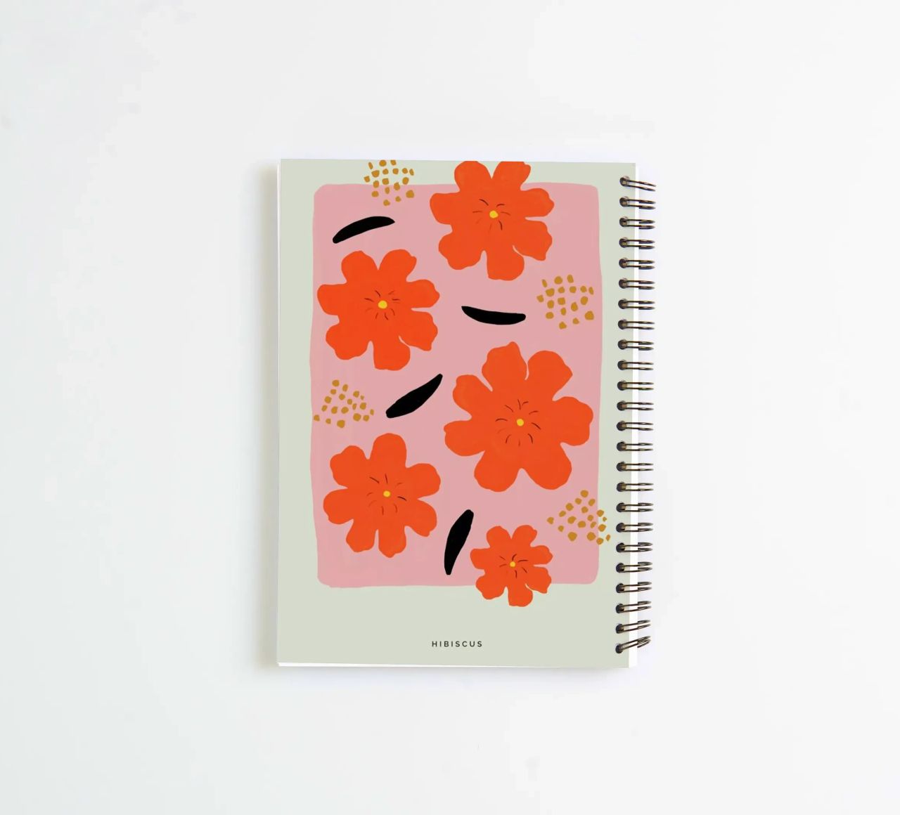 Hibiscus spiral notebook by Studio One