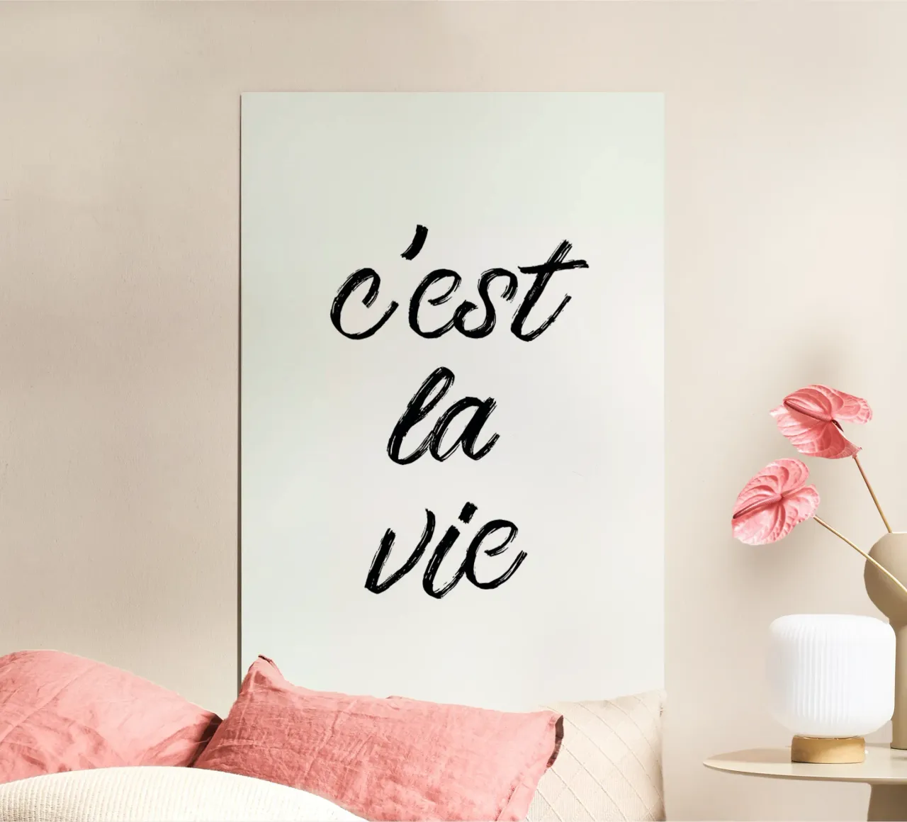 C'est la vie carta hahnemühle da typed