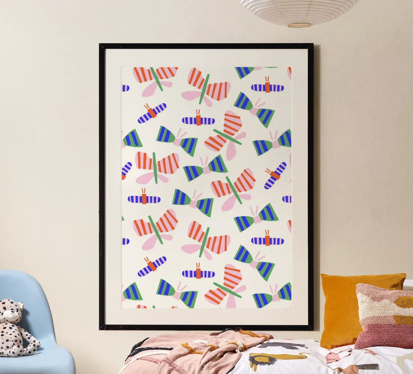 Schmetterlinge poster van Lisa Jasmin Bauer