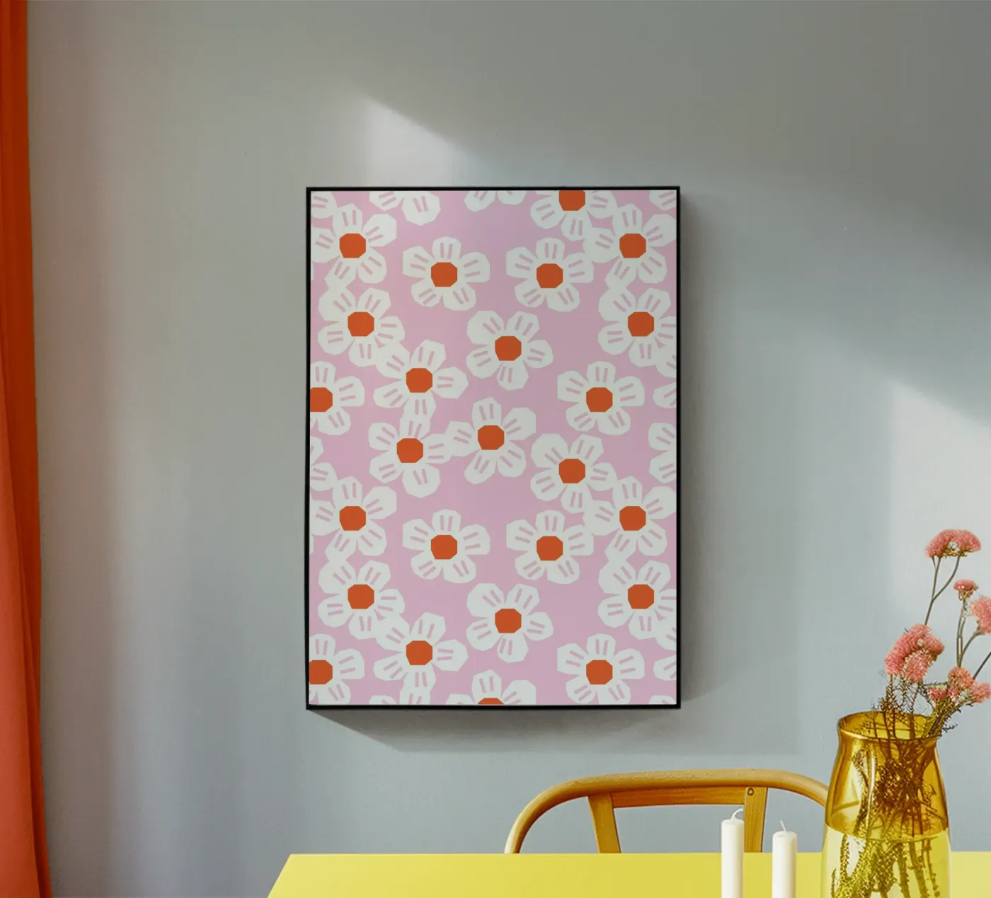 Große Blumen Rosa plexiglass da Lisa Jasmin Bauer