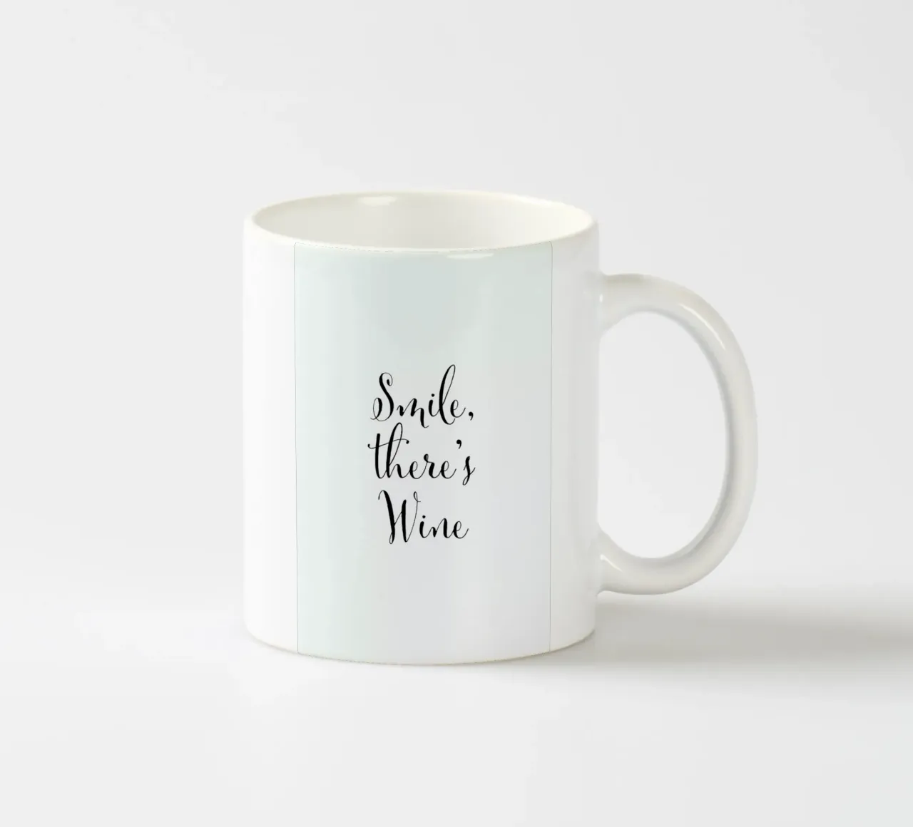 Smile there's Wine tazza in ceramica da Ayleen