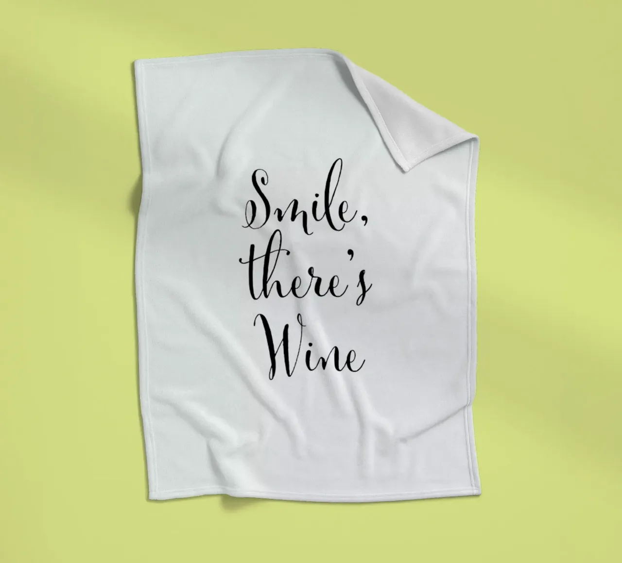 Smile there's Wine coperta in pile da Ayleen