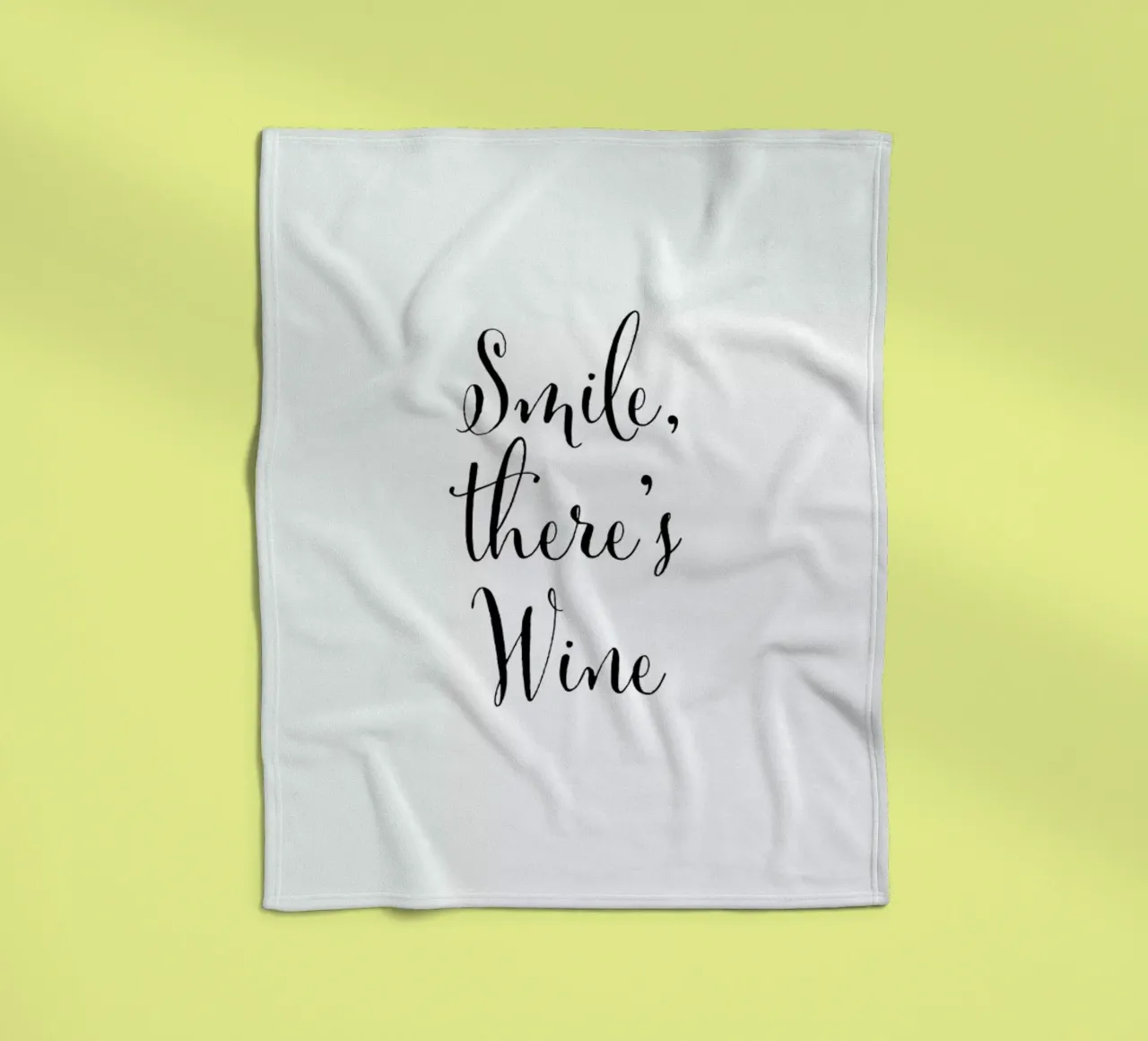 Smile there's Wine coperta in pile da Ayleen