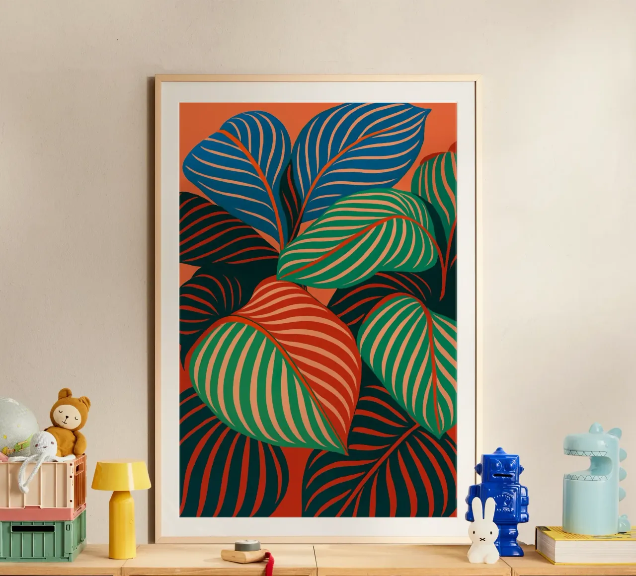 Foglie tropicali poster da Aquarevo