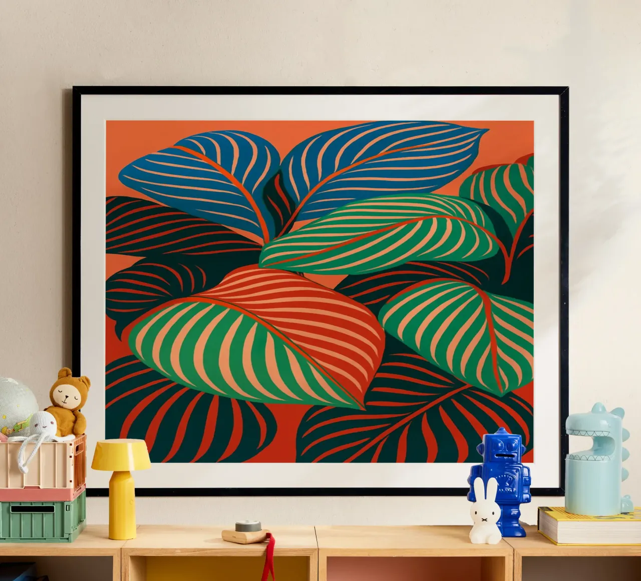 Foglie tropicali poster da Aquarevo