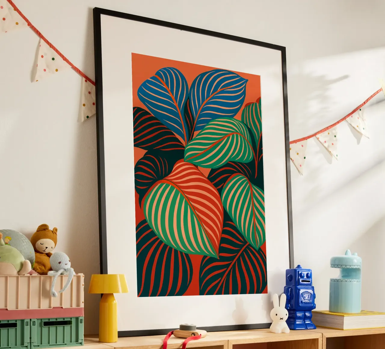 Foglie tropicali poster da Aquarevo