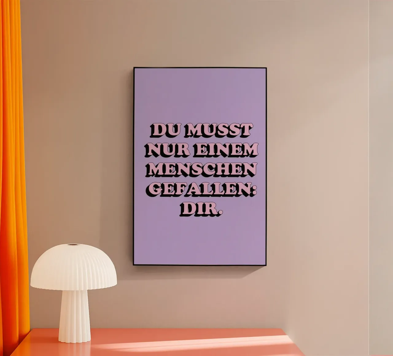 Nur dir selbst plexiglass da Studio One