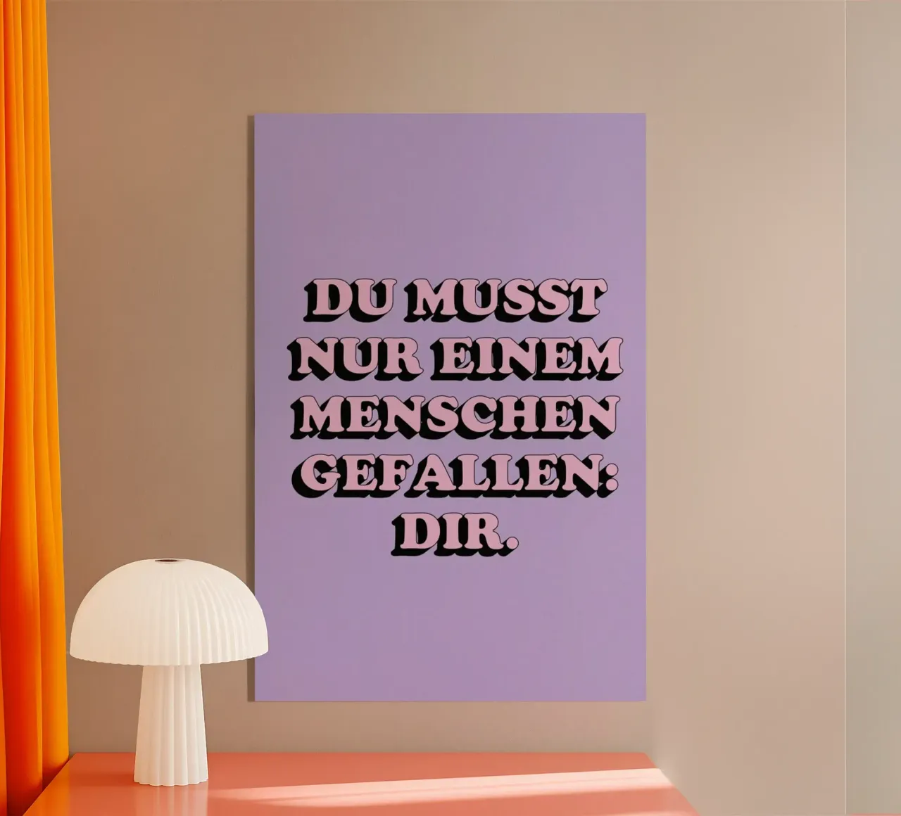 Nur dir selbst plexiglass da Studio One