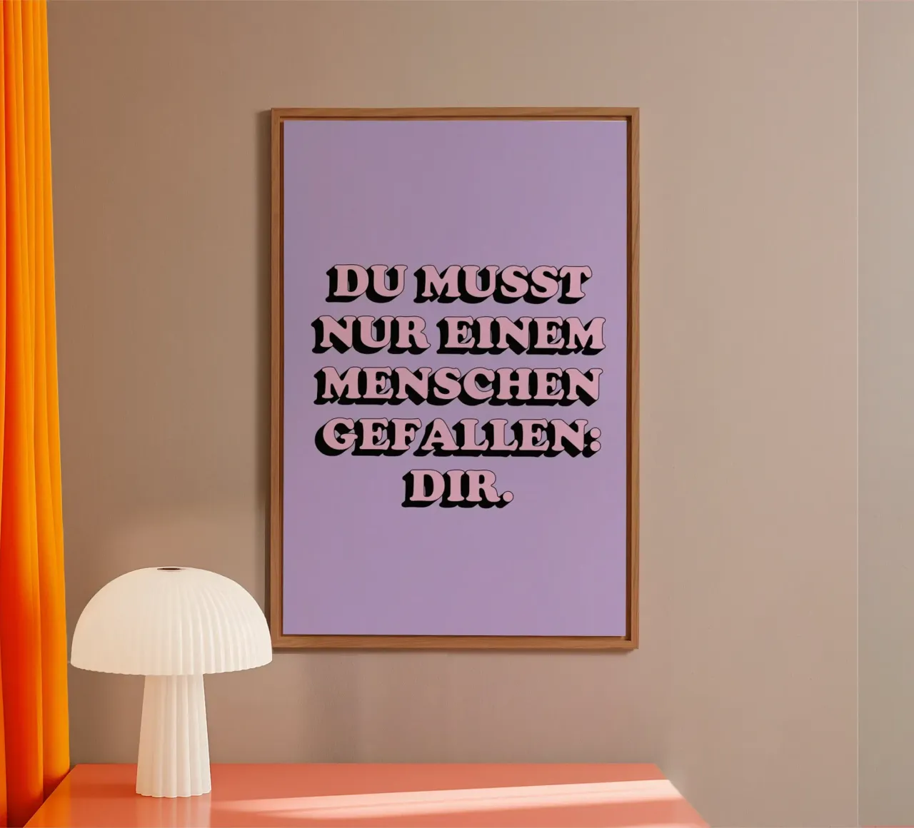 Nur dir selbst alluminio dibond da Studio One