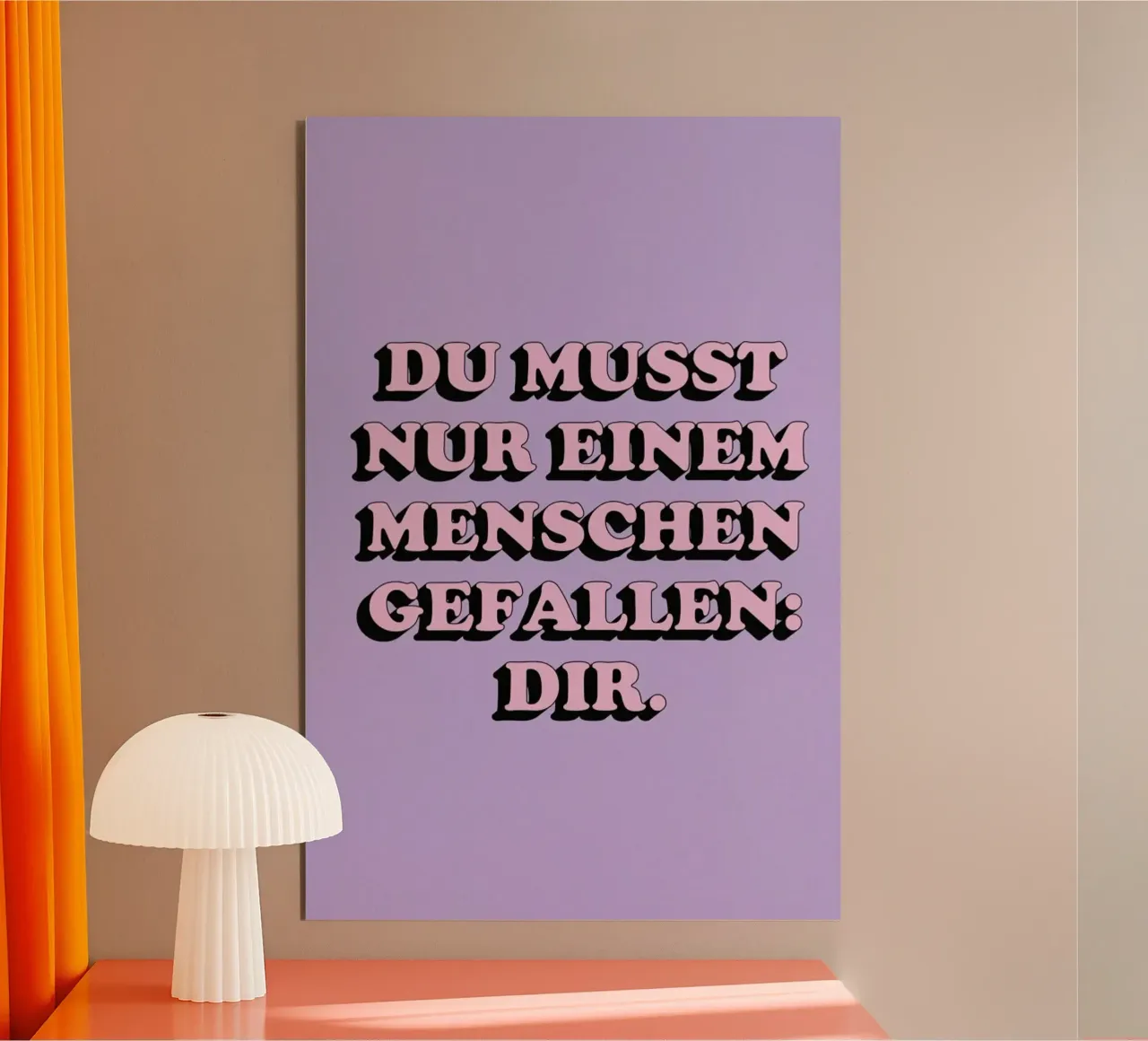 Nur dir selbst alluminio dibond da Studio One