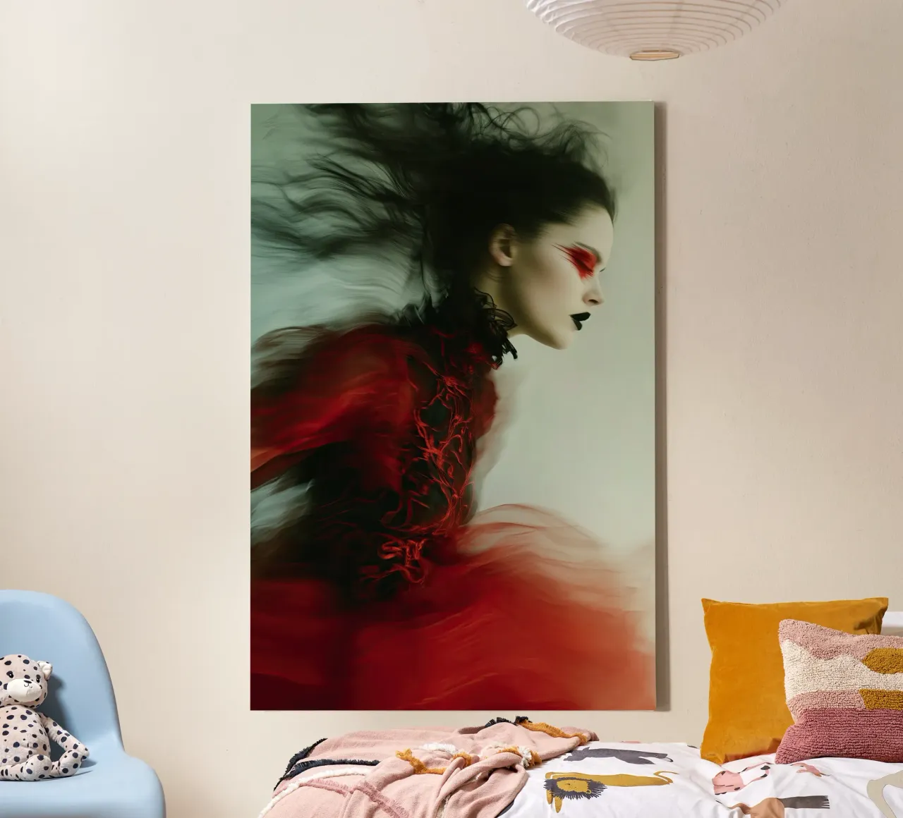 Moderne dans | Digitale bewerking met bewegingsonscherpte canvas met Baklijst van Autofocus
