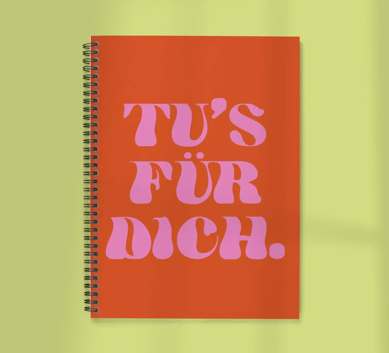 Tu's für Dich spiral notebook by Studio One