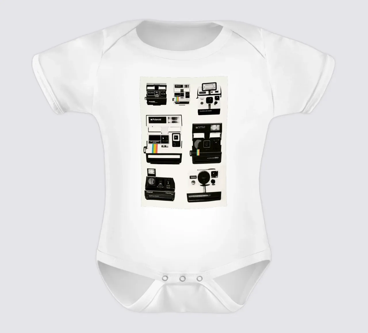Instant Camera Collection body neonato maniche corte da Florent Bodart